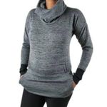 Athleta Batwing & Robin Pullover Cowl Neck Thumb Holes Gray Heather Women Medium Photo 0