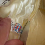 Vintage 80s Elaine’s Victorian Bridal Tea Midi Length Ivory Dress and Cape S White Photo 7