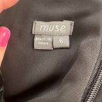 Muse Floral Wide Leg Silk Blend Pants Black Festival Boho Hippie Whimsygoth 6 Photo 5