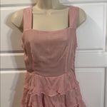 Chloé Chloe pansy pink tiered ruffles dress 4-6 Photo 1