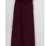 Birdy Grey  Kira Dress Women's Cabernet  Large Bridesmaids Prom One Shoulder‎ Photo 2