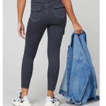 Spanx Stretch Twill Ankle Cargo Pants Washed Black Size Small Photo 3