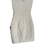 Lulus  White Strapless Ruched Mini Dress XS Bridal Party Bridal Party Graduation Photo 5