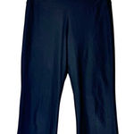 Nike  Pants Women Small Black Fit Dry Mid Rise Straight Leg‎ Cropped Athletic Photo 0