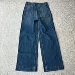 Anthropologie  Pilcro‎ The Skipper Wide Leg Cropped Sailor Jeans 25 Tall 25T 25L Photo 5