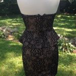Strapless Black lace dress Photo 1