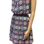 Olsenboye Sleeveless Geometric Print Cinched Waist Keyhole Back Dress Womens S Photo 2