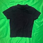 Brandy Melville Black Dragon Cropped T-Shirt One Size Photo 1