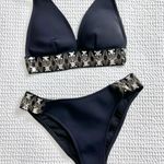 River Island triangle 2pc rhinestone embellished bikini set Photo 1