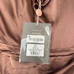 House Of CB Women Reva Satin Gathered Corset Dress Toffee Size XS $255 NEW Photo 8
