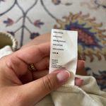 Free People  We The Free Cream Palm Desert Denim Button-Up Top Medium Photo 4