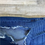 Cello  Size 11/30 Distressed Ripped Torn Cropped Straight Leg Jeans w/5 Pockets Photo 5