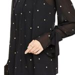 Ann Taylor NWT Sheer Clip Polka Dot Blouse Shirt Photo 2