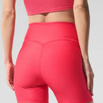 Alo Yoga NWT  Airlift Energy Short 5"  Candy Red Biker Shorts High-Rise XS Run Photo 0