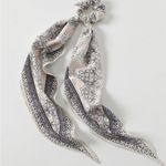 Floral Print Scarf Hair Tie Photo 0