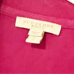 Burberry  Size Small Dark Pink Nova Check Short Sleeve Collared Polo Top Photo 2