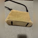 Elegant Tan Woven Crossbody Bag Photo 1