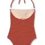 Kona Sol Koni Sol Copper Stripe Pucker One Piece Swimsuit Photo 3