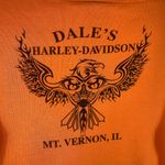 Harley Davidson 2006 Flames Mt. Vernon IL. Womens 2X orange top Photo 3