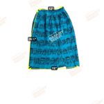 Esprit Women's Turquoise Miniskirt, Medium Pop Art Skirt, Black Faces Resnicoff Photo 3
