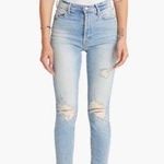 Mother Superior Sz 25 The Super Stunner Ankle Distressed Jeans Say Amen Again Blue Photo 0