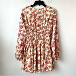 Free People Keep You Floral Long Sleeve Mini Dress XS Photo 6