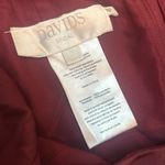 David's Bridal David’s bridal bridesmaid scoop neck tank satin Merlot dress size 6 w/ pockets Photo 5