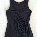 Ann Taylor  Black Ruched Sleeveless dress Photo 0