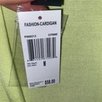 Premise New NWT  Citrine Green Open Front Cardigan Sweater Women's Size Medium Photo 5