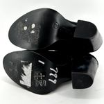 ALLSAINTS  Victoria Suede Ankle Buckle Wrap Straps Heeled Boots Black 35.5 5 Photo 8