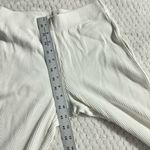 Sans Faff Rachel Enviro Ribbed Flared Leggings Women's White Tall Knit Pull On Size undefined Photo 4