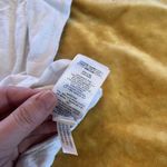 CHAPS  Denim Women's Medium Lace T-Shirt White Jersey Knit Blouse Stretch Photo 4