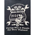 High Country Vintage Bike & Car Show Cut Off Tank Top Black Size M Photo 3