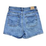 American Eagle Womens Size 4 Highest Rise Baggy Denim Jean Shorts Blue Casual Photo 1