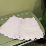 Lilly Pulitzer  Lavender High Waist Scalloped Shorts Photo 2