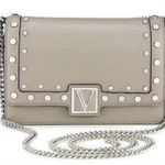 Victoria's Secret Victoria Secret Taupe Crossbody Chain Purse 7.5” x 5” Photo 0