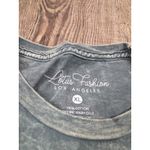 HAPPINESS is ALWAYS My Mood Graphic Dark Charcoal Mineral Wash Tshirt XL Gray Photo 3