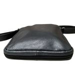 wilson's leather Wilsons Black Leather Vintage Messenger Bag Expandable Crossbody Organizer Photo 8