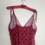Enchanting Red Lace Nylon Mini Nightgown Dress Bow Size 1X Plus Photo 6
