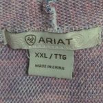 Ariat Womens Cardigan Sweater Pink Geometric Long Sleeve Open Front Neckline XXL Photo 5