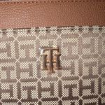 Tommy Hilfiger NWT  Brown Monogram Crossbody Handbag Purse Leather Photo 1