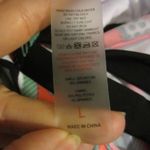 None Chevron Tankini Swim Top Retro Geometric Racerback Size L Photo 3