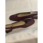 Trotters Lucy Womens Burgundy Narrow Slingback Flats Shoes 8N Bin2 Red Size 8 Photo 6