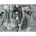 PacSun Y2K Jeans Ultra High Rise Slim Leg Button Fly Butterfly Denim 22 Feminine Photo 1