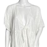 Young Fabulous and Broke Caftan Womens Small White Open Eyelet Lace Boho Neutral Photo 3