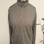 Vuori  Men's Halo Essential‎ Half Zip Pullover Large Gray Performance Stretch Photo 0