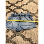 REWASH  high rise paperbag waist shorts NWT Sz Large (juniors)‎ Light Wash Photo 6