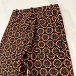 Maeve by Anthropologie The Colette Crop WideLeg Ponte Pants Womens 25 BlackMulti Photo 8