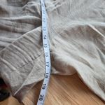 Flax  Linen Crop Pull on Pants Size 1X Lagenlook boho Photo 13