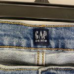 Gap  Denim Light Wash Distressed Crop Flare Jeans Womens Size 31 Tall Photo 8